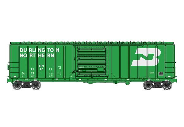 Walthers 9101804 50 ACF Exterior Post Boxcar Burlington Northern