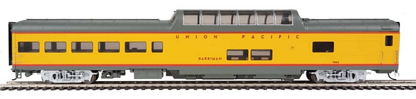 Walthers 92018704 85ft ACF Dome Lounge Union Pacific Heritage Fleet-Lighted