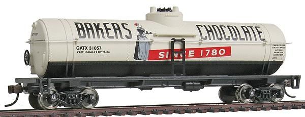 Walthers 9311615 40ft Tank Car-Bakers Chocolate