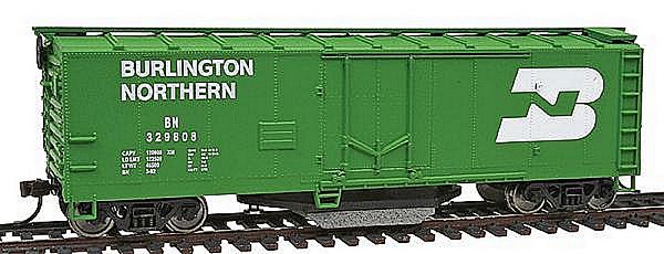 Walthers 9311753 40ft Plug Door Track Cleaning Boxcar-Burlington Northern