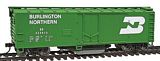 Walthers 9311753 40ft Plug Door Track Cleaning Boxcar-Burlington Northern