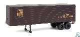 Walthers 9492428 35 Fluted-Side Trailer 2-Pack Parcel Service