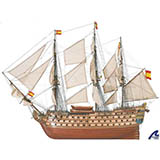 Wood model ships