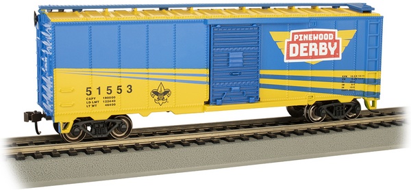 Bachmann 16007 40ft Box PINEWOOD DERBY BOY SCOUTS of AMERICA