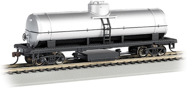 Bachmann 16304 Unlettered Silver Track Cleaning Single Dome Tank Car