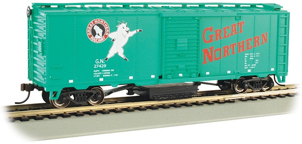Bachmann 16321 Track-Cleaning 40ft Box Car Great Northern