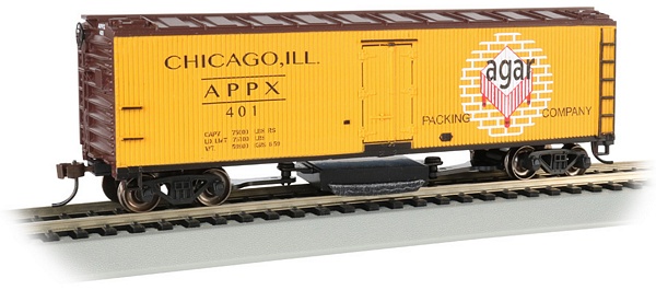 Bachmann 16331 Agar Packing Co Track Cleaning 40 Wood Side Reefer