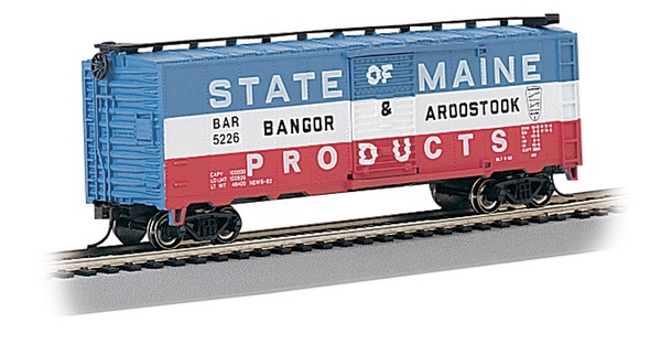 Bachmann 17038 40ft Box Car BANGOR and AROOSTOOK