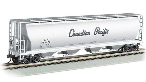 Bachmann 19142 Canadian Pacific Silver 4 Bay Grain Hopper HO