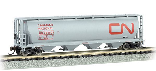 Bachmann 19163 Canadian National 4 Bay Cylindrical Grain Hopper