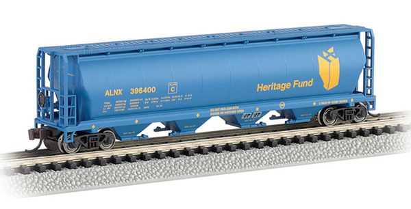 Bachmann 19189 Heritage Fund 4 Bay Cylindrical Grain Hopper