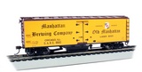 Bachmann 16334 Manhattan Brewing Co Track Cleaning 40ft Wood Side Reefer