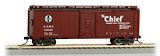 Bachmann 16505 Chief 40 Santa Fe Map Box Car HO Scale