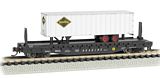Bachmann 16754 Reading 52ft Flat Car with Reading 35ft Trailer
