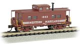 Bachmann 16859 Western Maryland 1863 Speed Lettering NE Steel Caboose