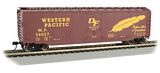 Bachmann 18033 Western Pacific Feather Car 50 Plug Door Box Car