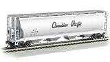 Bachmann 19142 Canadian Pacific Silver 4 Bay Grain Hopper HO