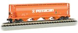 Bachmann 19157 Potacan 4 Bay Cylindrical Grain Hopper