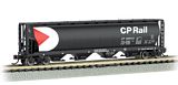 Bachmann 19177 Cp Rail 4 Bay Cylindrical Grain Hopper