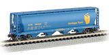 Bachmann 19189 Heritage Fund 4 Bay Cylindrical Grain Hopper