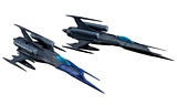 Bandai 5057657 Star Blazers 2202 No12 Type 0 Model 52BIS Black Bird Set 2