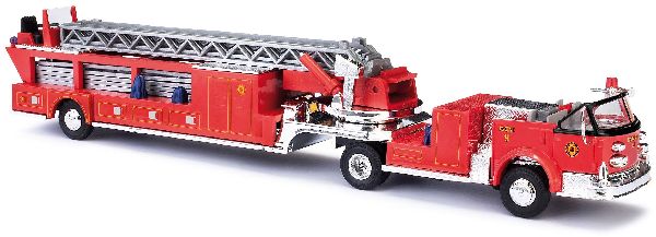 Busch 46031 LaFrance Turntable Ladder Trailer Open Fire Department