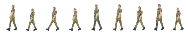 Faller 151750 Soldiers in step