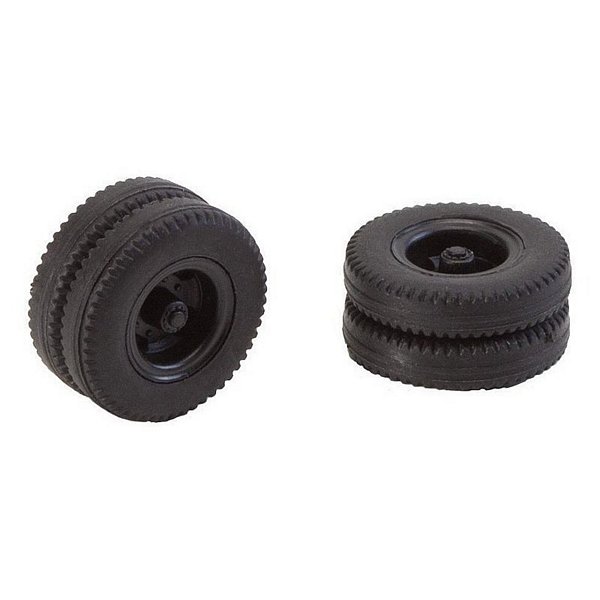 Faller 163102 2 Wheels Tires and Classic Lorry Rims