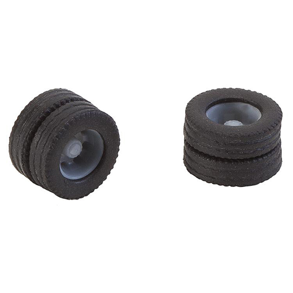 Faller 163111 2 wheels twin tyres tyres and rims for 75 t