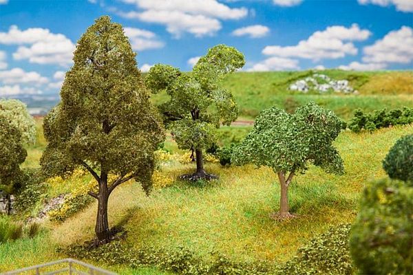 Faller 181170 3 PREMIUM Trees assorted