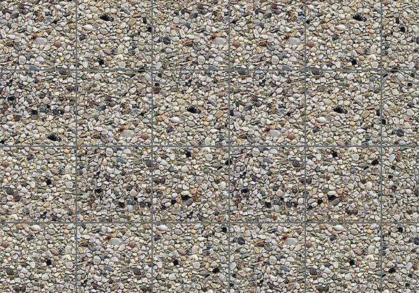 Faller 170626 Wall card Exposed aggregate concrete
