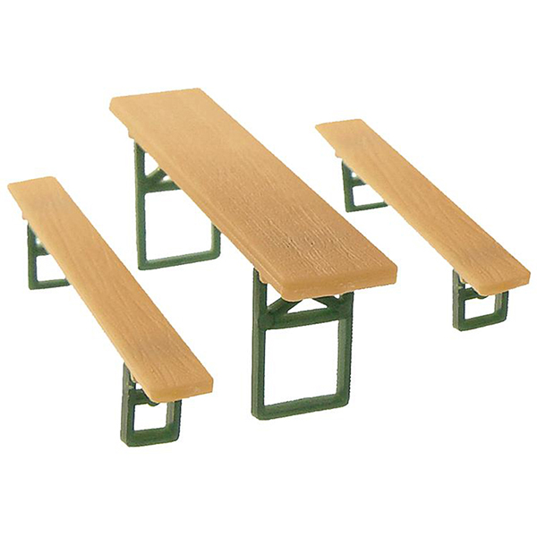 Faller 180444 40 Beer benches and 20 Tables