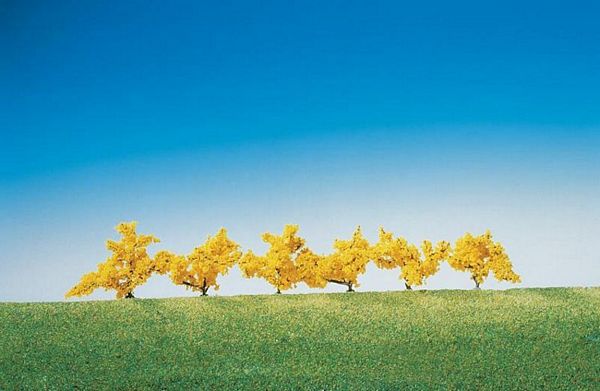 Faller 181475 6 Forsythias yellow flowers