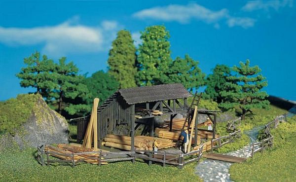 N scale Faller OLD TIME LUMBER YARD Building KIT # 272530 NEW 