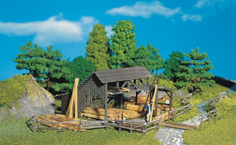 Amazon.com: Faller 130288 Lumber Yard HO Scale Building Kit