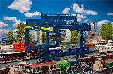 Faller 120291 GVZ Hafen Nurnberg Container bridge crane