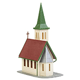 Villiage Church Faller Hobby 131308 H0 Miniatures Kit 1:87 