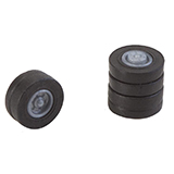 Faller 163110 4 tyres and rims for N lorries