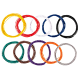 Faller 163780 Assorted stranded wires 004 mm 10 colours 10 m each