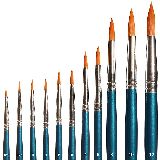 Faller 172151 Flat Synthetic Brush Set