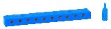 Faller 180803 Distribution plate blue