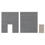 Faller 180882 Goldbeck 1 Closed wall element and 1 wall element with door