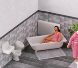 Faller 180993 Bathroom tiles Set