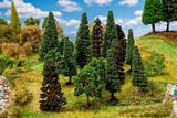 Faller 181529 15 Mixed forest trees assorted