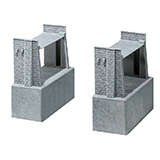 Faller 120489 Bridge parapet Set