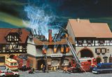 Faller 130429 Zur Sonne Burnt down restaurant