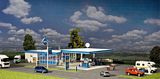 Faller 130482 ARAL filling station