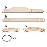 Faller 161900 Laser Street Basic Set Street elements