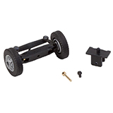 Faller 163002 Front axle completely assembled for lorries buses with wheels