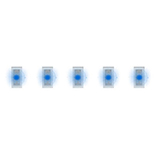 Faller 163751 5 SMD LEDs blue